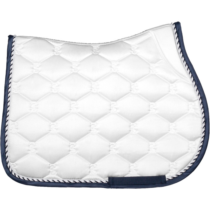 2022 PS Of Sweden Signature Jump Saddle Pad 1110-039 - White
